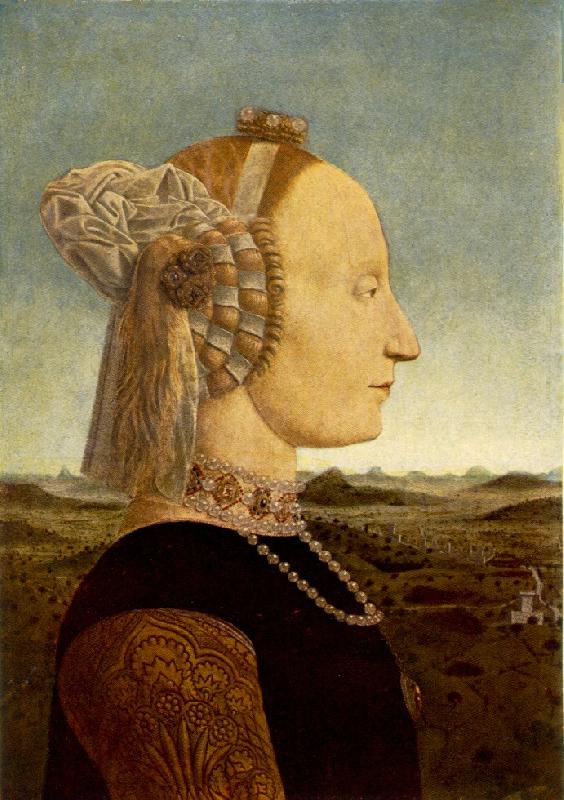 Piero della Francesca Portrait of Battista Sforza Germany oil painting art
